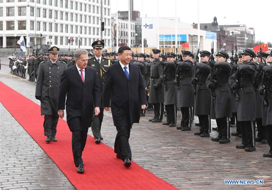 FINLAND-CHINA-XI JINPING-NIINISTO-TALKS