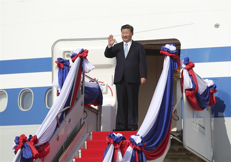 LAOS-CHINA-XI JINPING-ARRIVAL