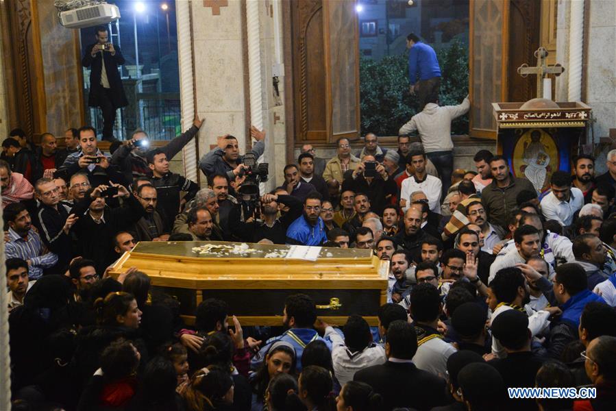 EGYPT-CAIRO-CHURCH ATTACK-FUNERAL