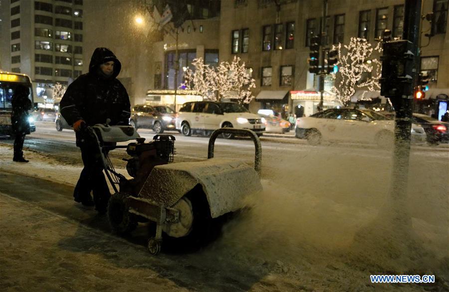 U.S.-CHICAGO-SNOW