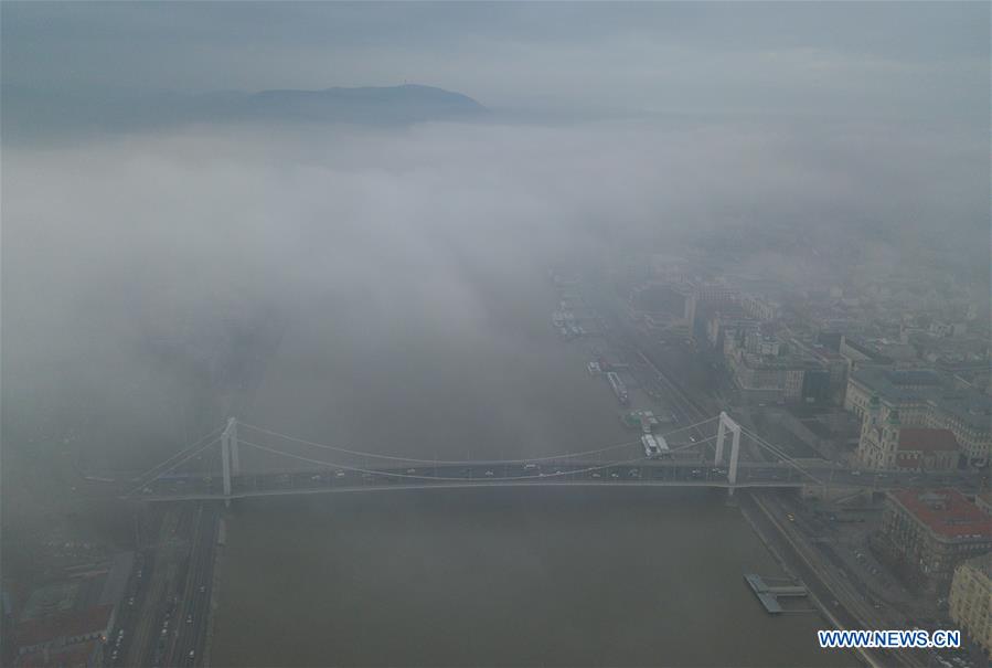 HUNGARY-BUDAPEST-FOG