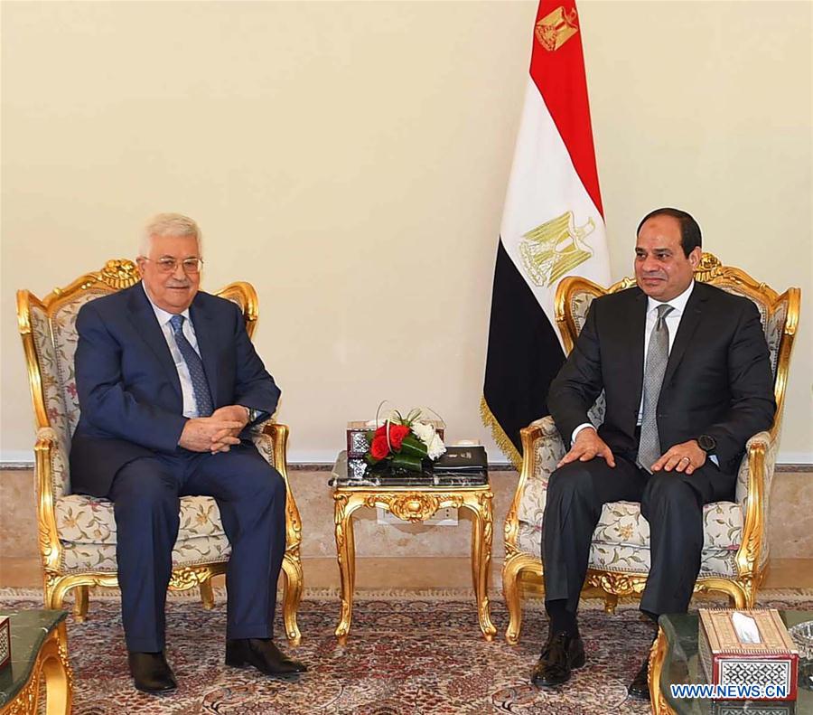 EGYPT-CAIRO-SISI-PALESTINIAN PRESIDENT-ABBAS-MEETING