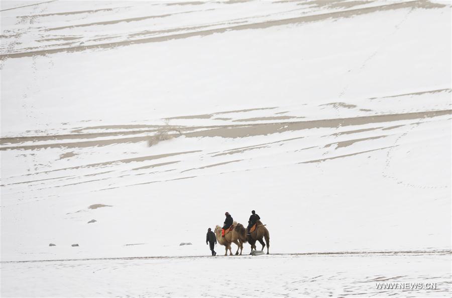 #CHINA-GANSU-SNOW-SCENERY(CN)