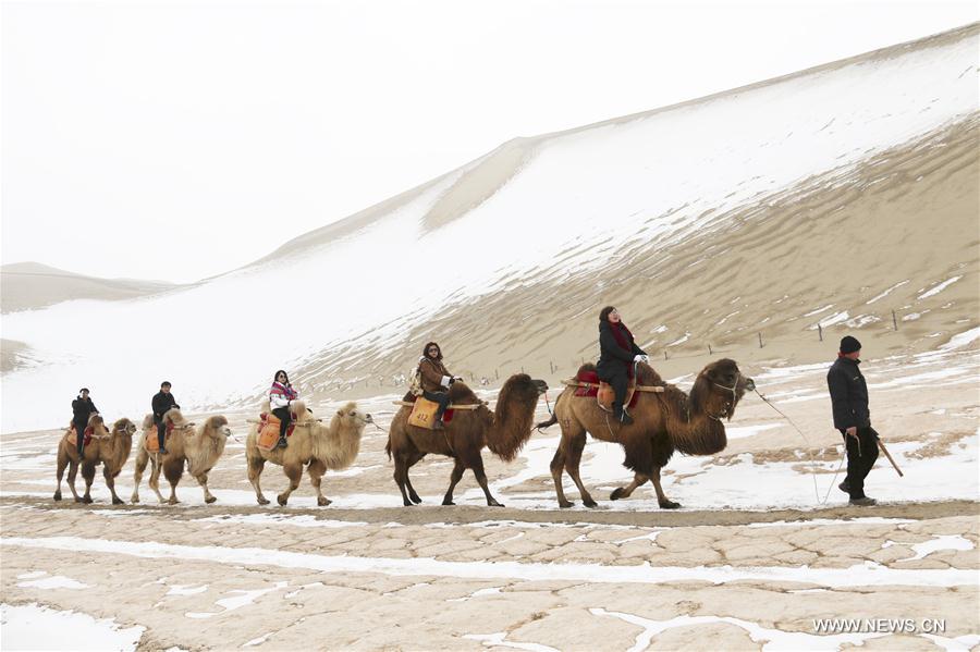 #CHINA-GANSU-SNOW-SCENERY(CN)