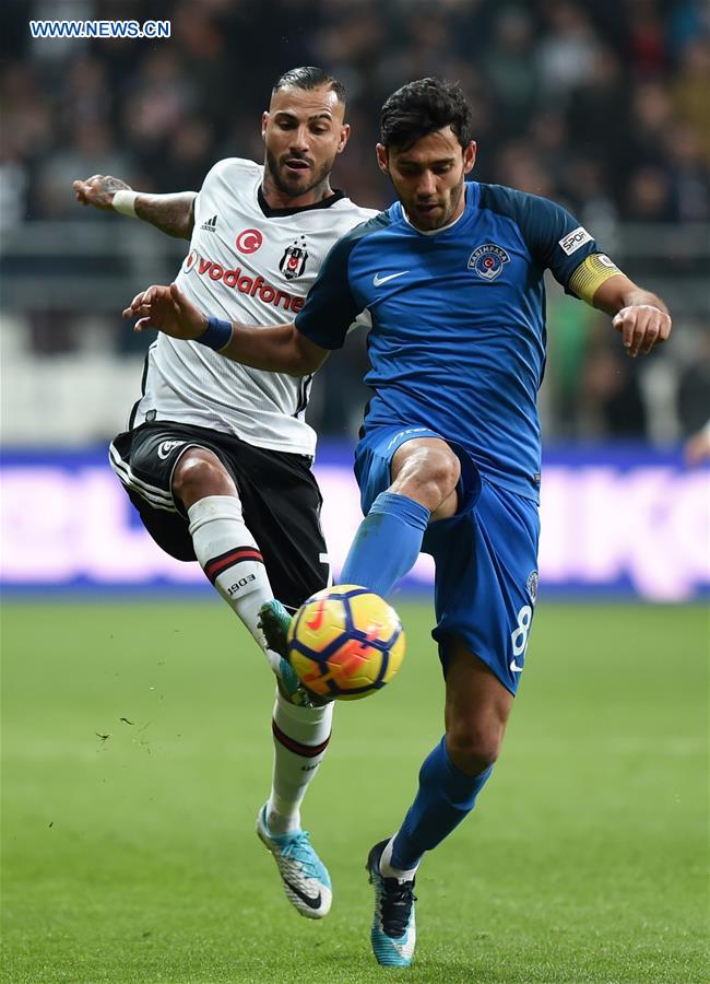 (SP)TURKEY-ISTANBUL-SOCCER-TURKISH SUPER LEAGUE-BESIKTAS VS KASIMPASA