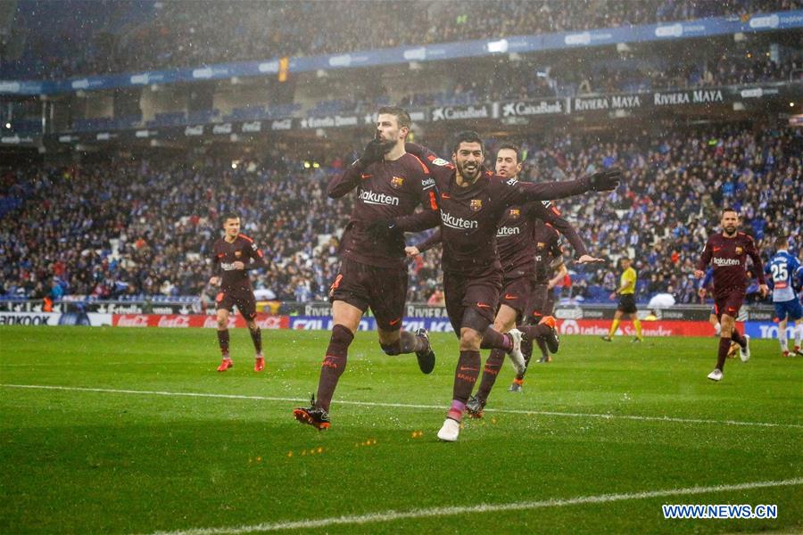 (SP)SPAIN-BARCELONA-SOCCER-SPANISH LEAGUE-BARCELONA VS ESPANYOL