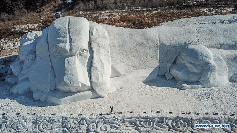 CHINA-LIAONING-SHENYANG-SNOW SCULPTURE (CN)