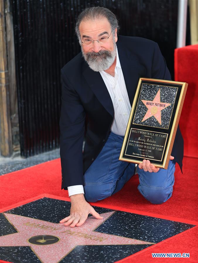 U.S.-LOS ANGELES-HOLLYWOOD WALK OF FAME-MANDY PATINKIN