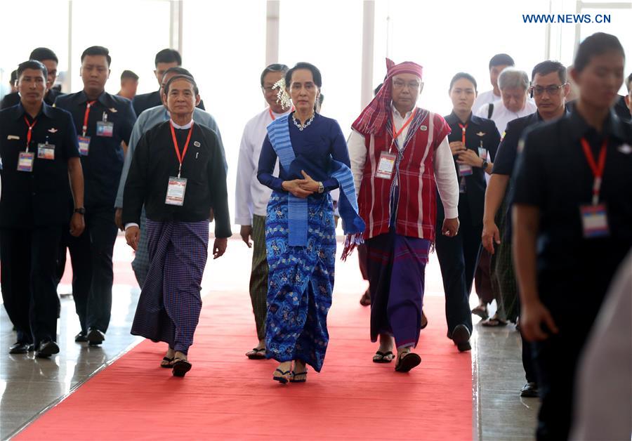 MYANMAR-NAY PYI TAW-NATIONWIDE CEASEFIRE ACCORD-SIGNING CEREMONY