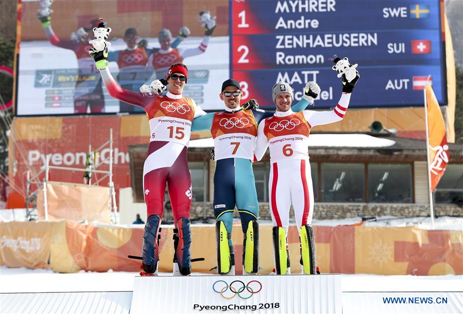 (SP)OLY-SOUTH KOREA-PYEONGCHANG-ALPINE SKIING-MEN'S SLALOM