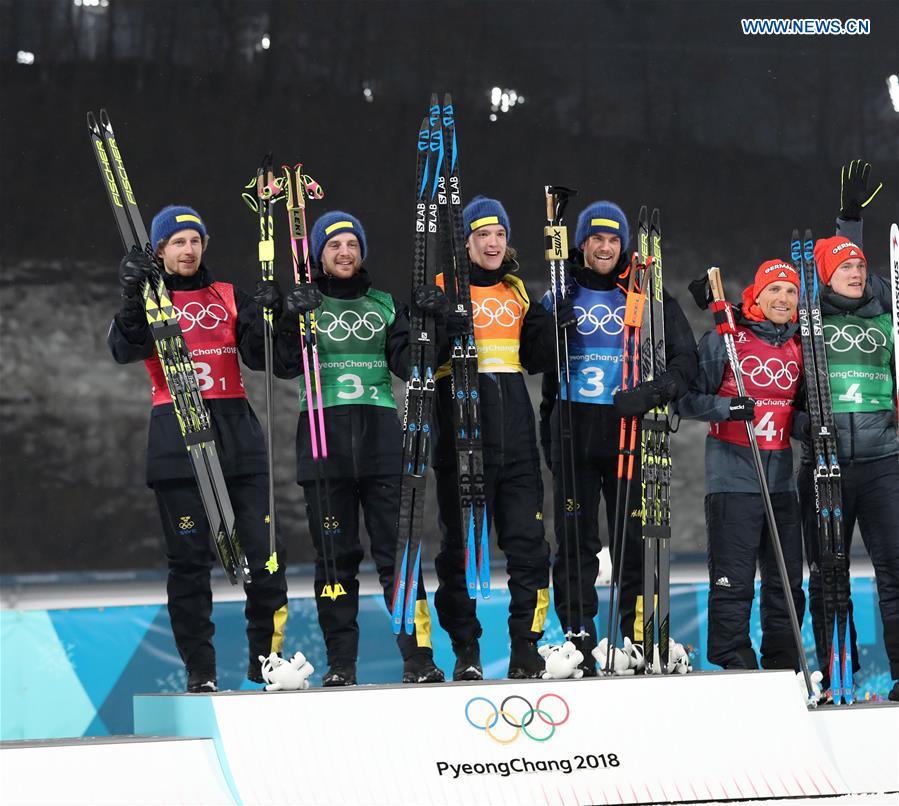 (SP)OLY-SOUTH KOREA-PYEONGCHANG-BIATHLON-MEN'S 4X7.5KM RELAY