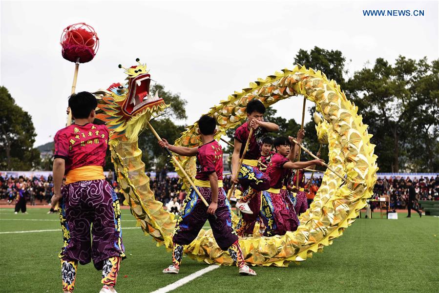 #CHINA-GUANGXI-DRAGON AND LION DANCE-CONTEST (CN)