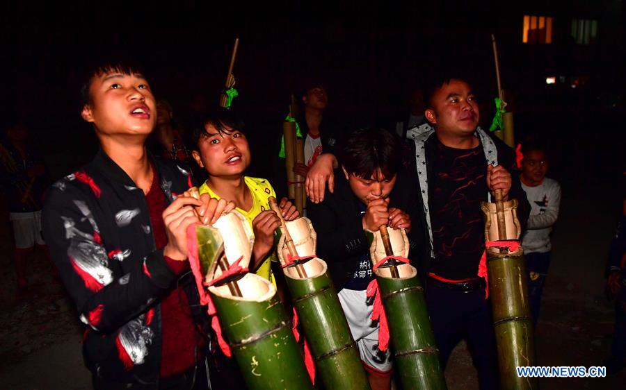 CHINA-GUANGXI-RONGSHUI-MIAO VILLAGE-BASKETBALL (CN)