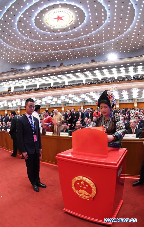 (TWO SESSIONS)CHINA-BEIJING-NPC-THIRD PLENARY MEETING (CN)