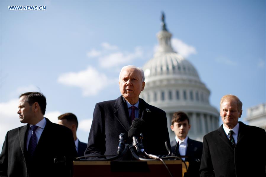 U.S.-WASHINGTON D.C.-SENATORS-PRESS CONFERENCE