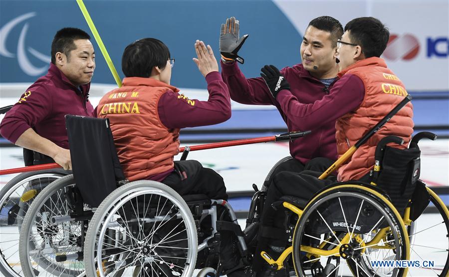 (SP)OLY-PARALYMPIC-SOUTH KOREA-GANGNEUNG-WHEELCHAIR CURLING-CHINA-GOLD MEDAL