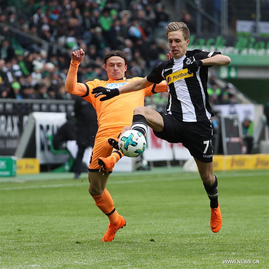 (SP)GERMANY-MONCHENGLADBACH-SOCCER-BUNDESLIGA-MONCHENGLADBACH VS HOFFENHEIM