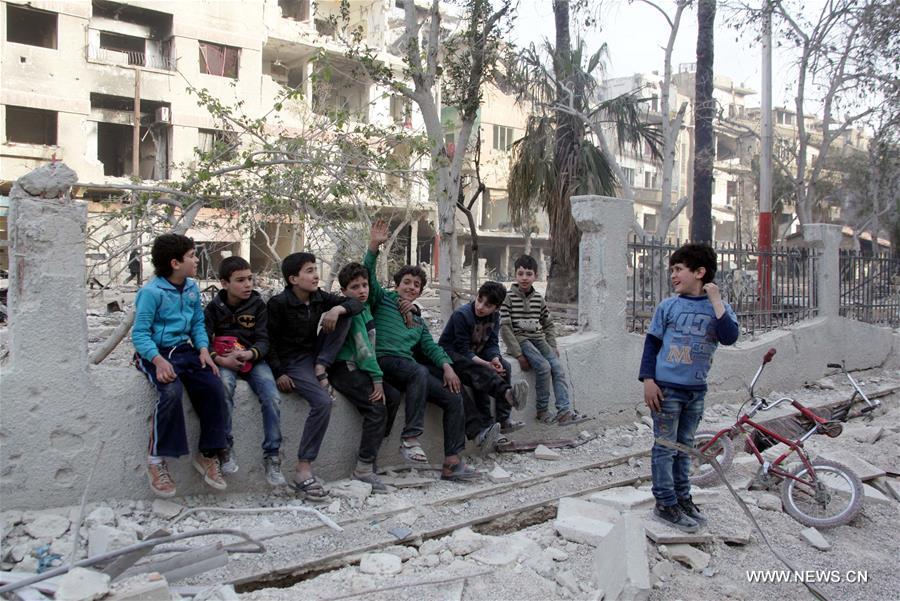 SYRIA-DAMASCUS-HARASTA CITY-DAILY LIFE