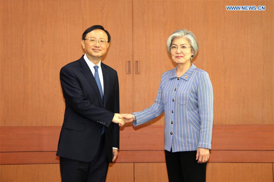 SOUTH KOREA-SEOUL-YANG JIECHI-KANG KYUNG-WHA-MEETING