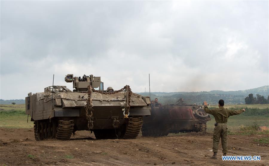 MIDEAST-GOLAN HEIGHTS-IDF-ALERT