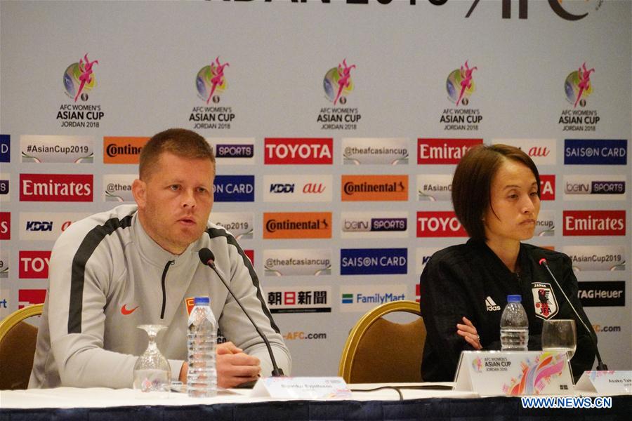 (SP)JORDAN-AMMAN-FOOTBALL-WOMEN'S ASIAN CUP-PRESS CONFERENCE