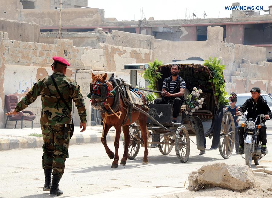 SYRIA-DAMASCUS-DOUMA-DAILY LIFE