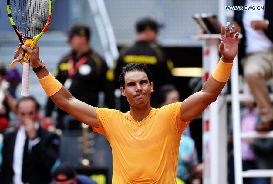 (SP)SPAIN-MADRID-TENNIS-MADRID OPEN-NADAL VS MONFILS