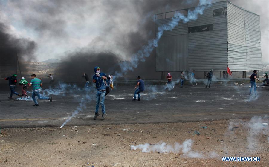 MIDEAST-NABLUS-NAKBA DAY-CLASHES