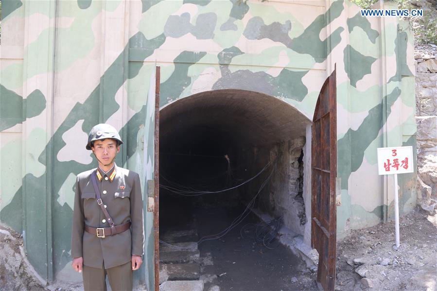 DPRK-PUNGGYE-RI-NUCLEAR TEST SITE-DEMOLITION