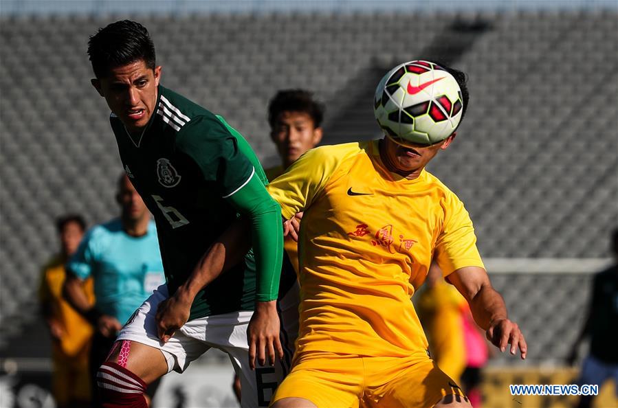 (SP)FRANCE-FOS SUR MER-SOCCER-TOULON TOURNAMENT 2018-CHINA-MEXICO