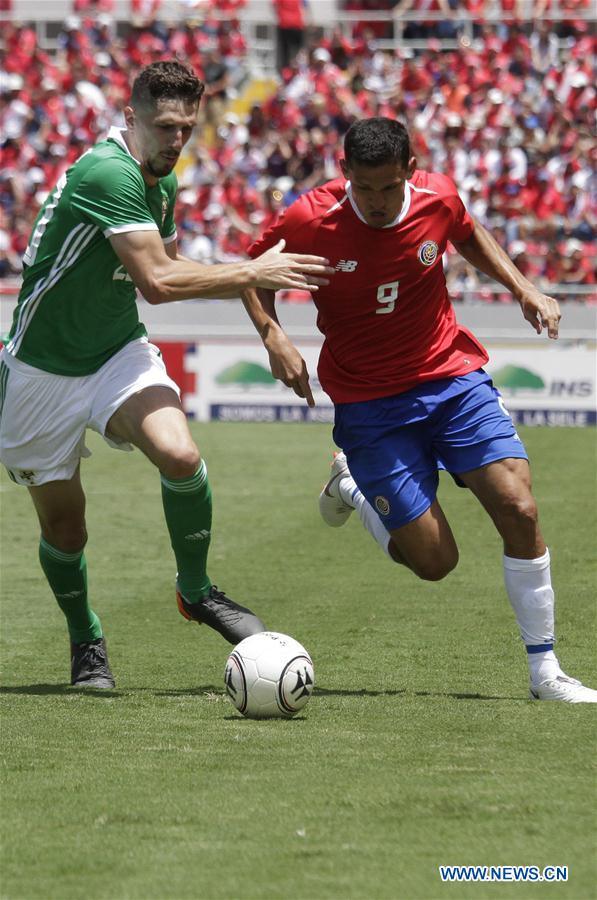 (SP)COSTA RICA-SAN JOSE-SOCCER-COSTA RICA VS NORTHERN IRELAND