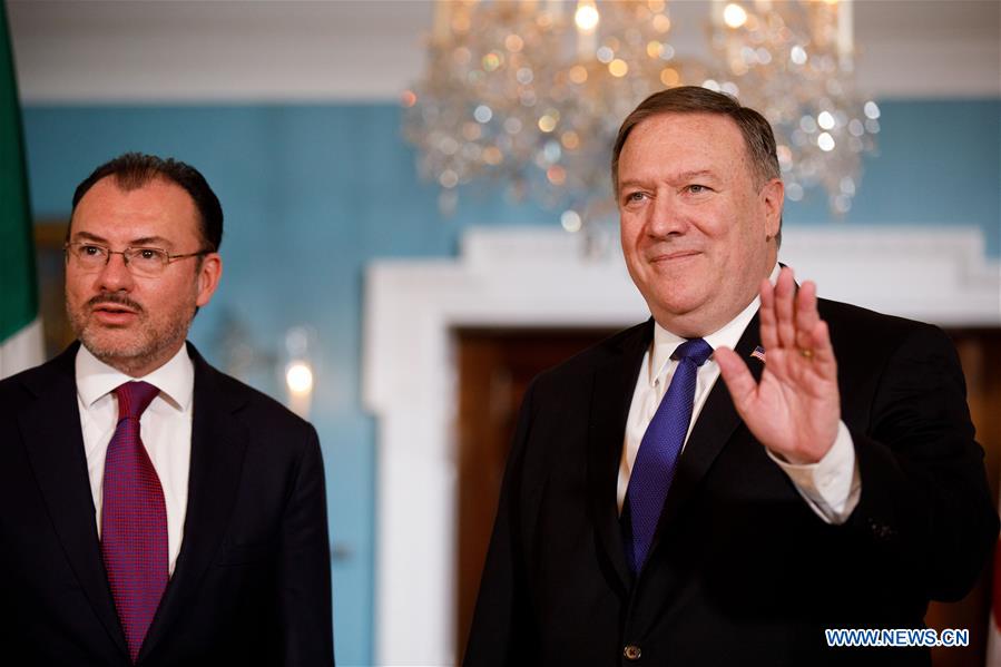 U.S.-WASHINGTON D.C.-POMPEO-MEXICO-FOREIGN SECRETARY-MEETING