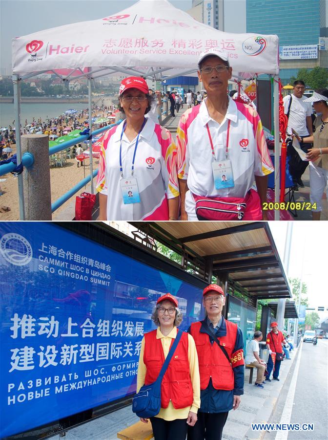 CHINA-QINGDAO-SCO-COUPLE VOLUNTEER (CN)