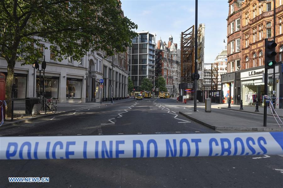 BRITAIN-LONDON-HOTEL-FIRE