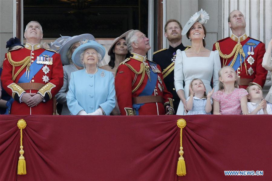 BRITAIN-LONDON-TROOPING THE COLOUR