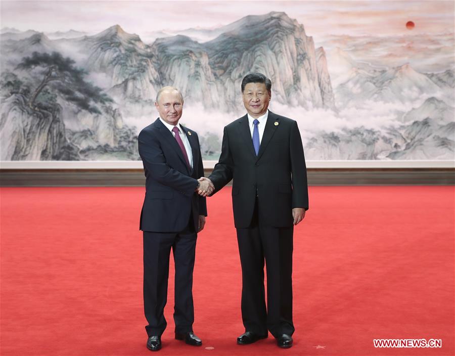 (SCO SUMMIT) CHINA-QINGDAO-XI JINPING-SCO-LEADERS-WELCOME (CN)