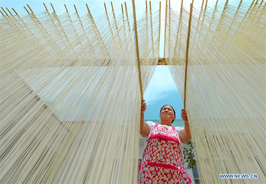 CHINA-HEBEI-HANDMADE HOLLOW NOODLES (CN)