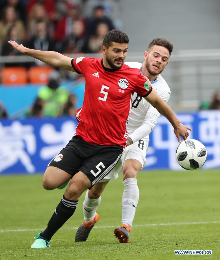 (SP)RUSSIA-YEKATERINBURG-2018 WORLD CUP-GROUP A-EGYPT VS URUGUAY