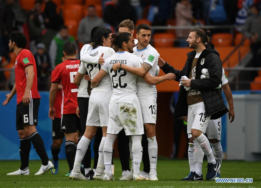 (SP)RUSSIA-YEKATERINBURG-2018 WORLD CUP-GROUP A-EGYPT VS URUGUAY