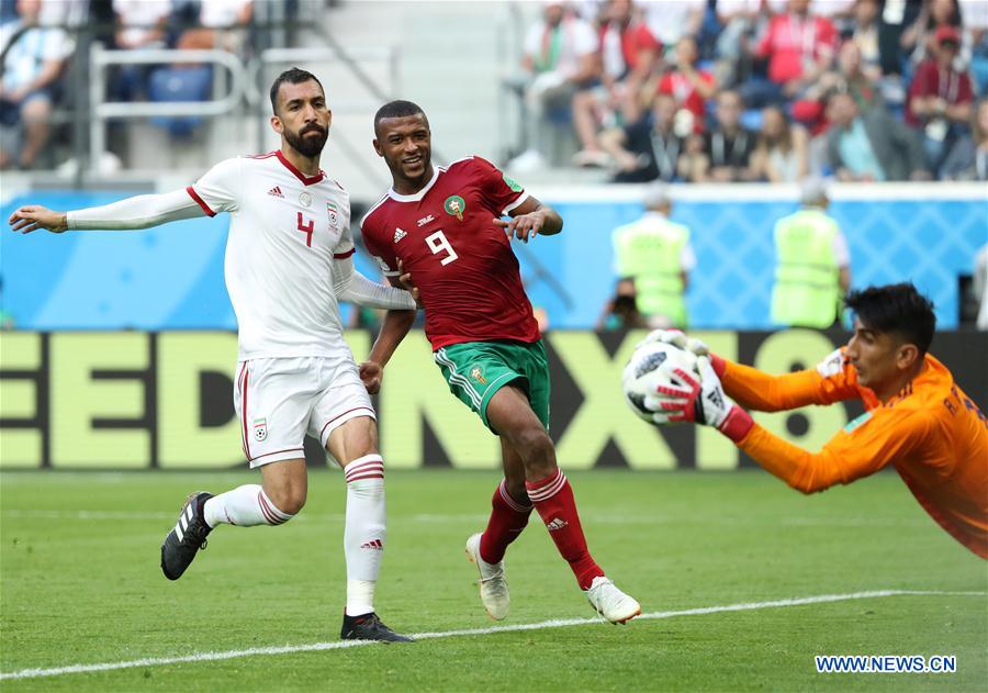 (SP)RUSSIA-SAINT PETERSBURG-2018 WORLD CUP-GROUP B-MOROCCO VS IRAN