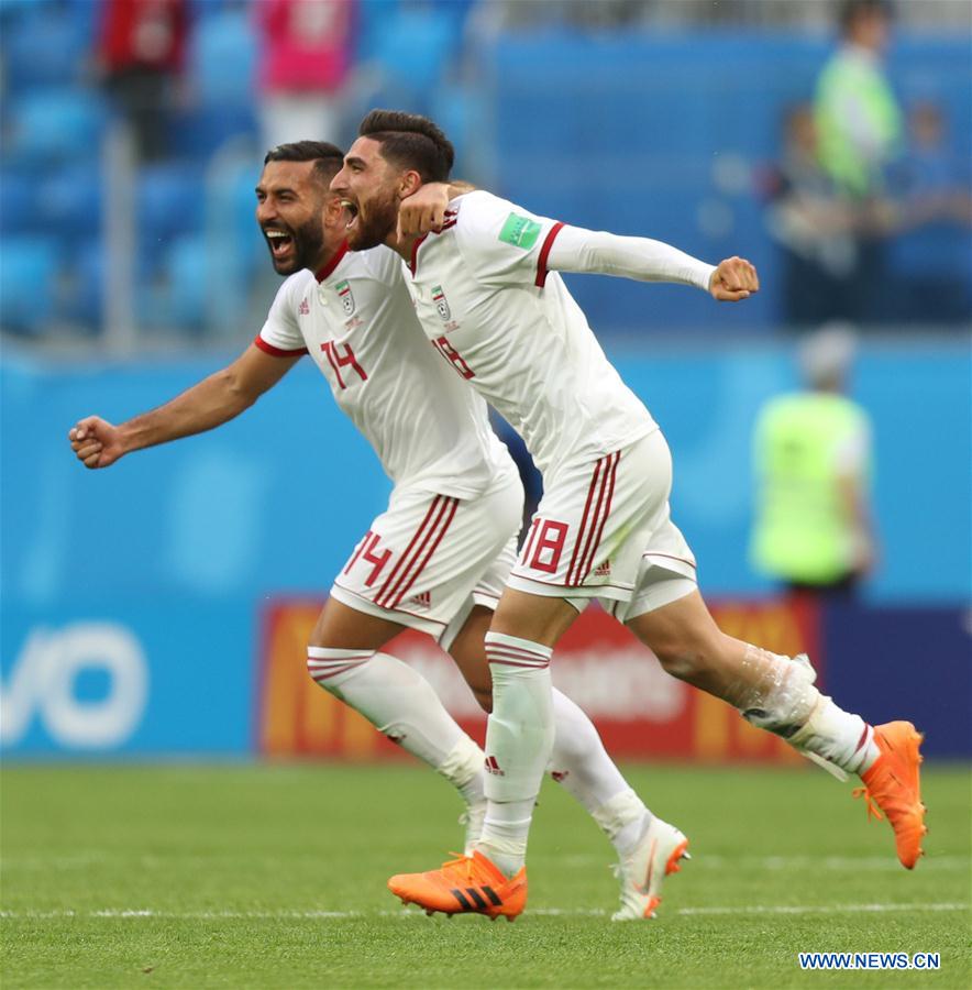 (SP)RUSSIA-SAINT PETERSBURG-2018 WORLD CUP-GROUP B-MOROCCO VS IRAN