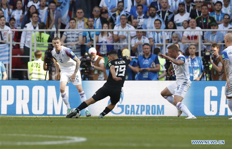 (SP)RUSSIA-MOSCOW-2018 WORLD CUP-GROUP D-ARGENTINA VS ICELAND