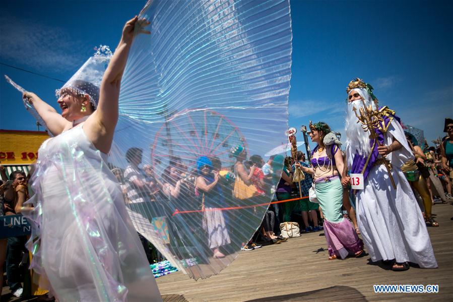 U.S.-NEW YORK-MERMAID PARADE