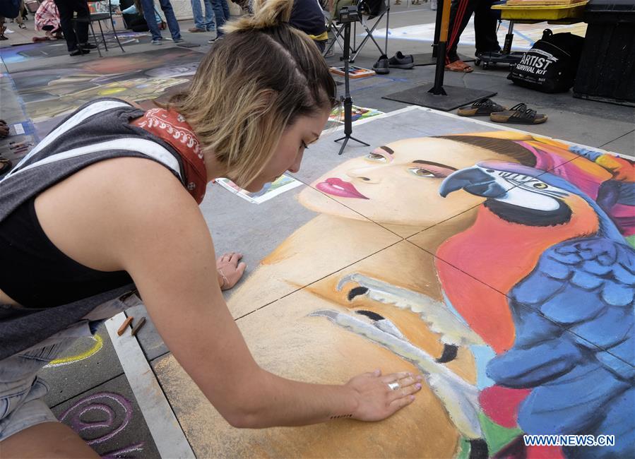 U.S.-LOS ANGELES-CHALK FESTIVAL