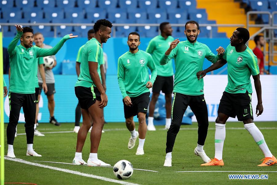 (SP)RUSSIA-ROSTOV-ON-DON-2018 WORLD CUP-SAUDI ARABIA-TRAINING