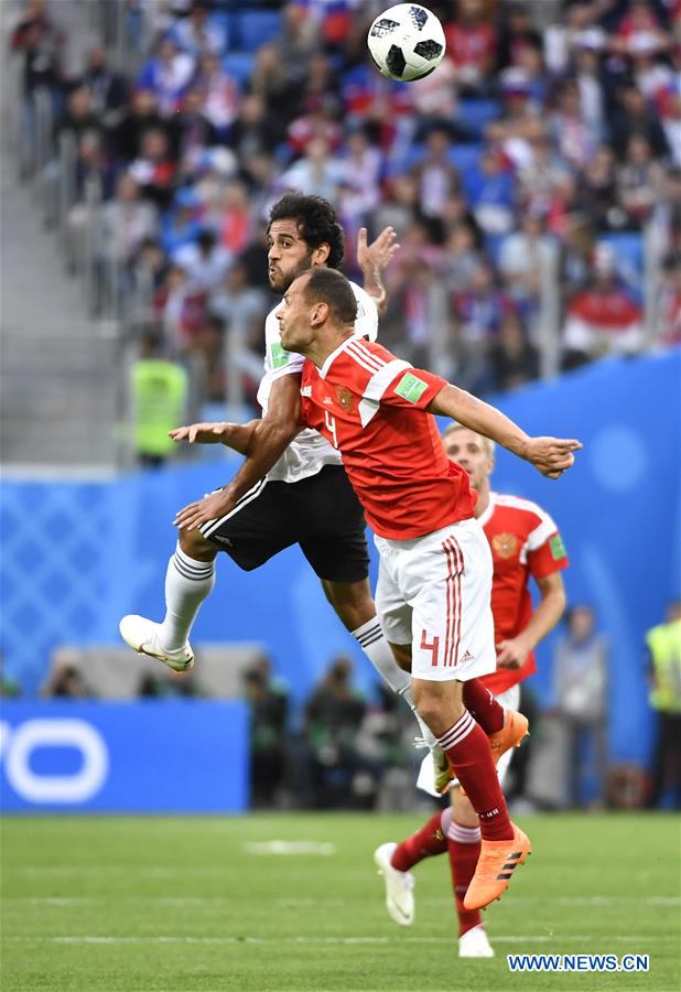 (SP)RUSSIA-SAINT PETERSBURG-2018 WORLD CUP-GROUP A-RUSSIA VS EGYPT