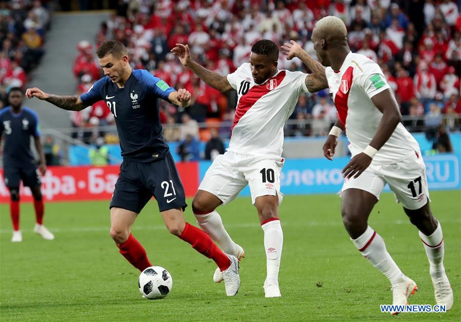 (SP)RUSSIA-YEKATERINBURG-2018 WORLD CUP-GROUP C-FRANCE VS PERU