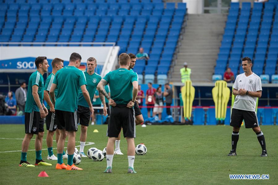 (SP)RUSSIA-SOCHI-2018 WORLD CUP-GERMANY-TRAINING