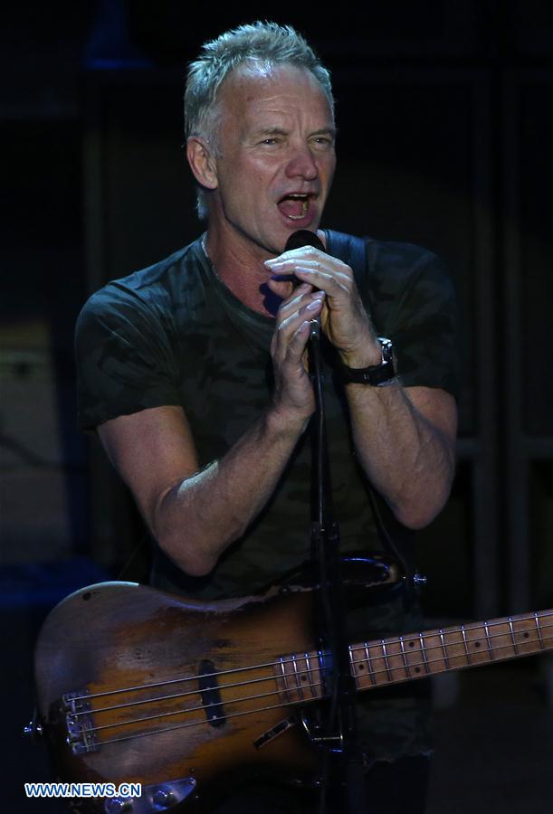 GREECE-ATHENS-EPIDAURUS FESTIVAL-STING SOLO CONCERT