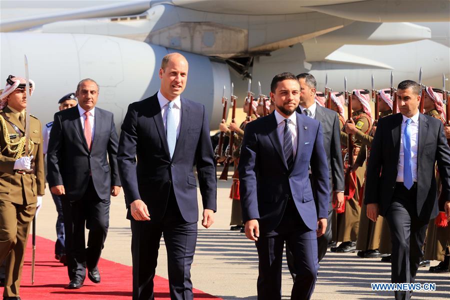 JORDAN-AMMAN-UK-PRINCE WILLIAM-VISIT